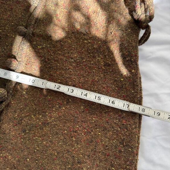 Vintage Wool Button Cardigan Sweater Petite Medium Fit Small Brown Fairycore - Picture 10 of 10